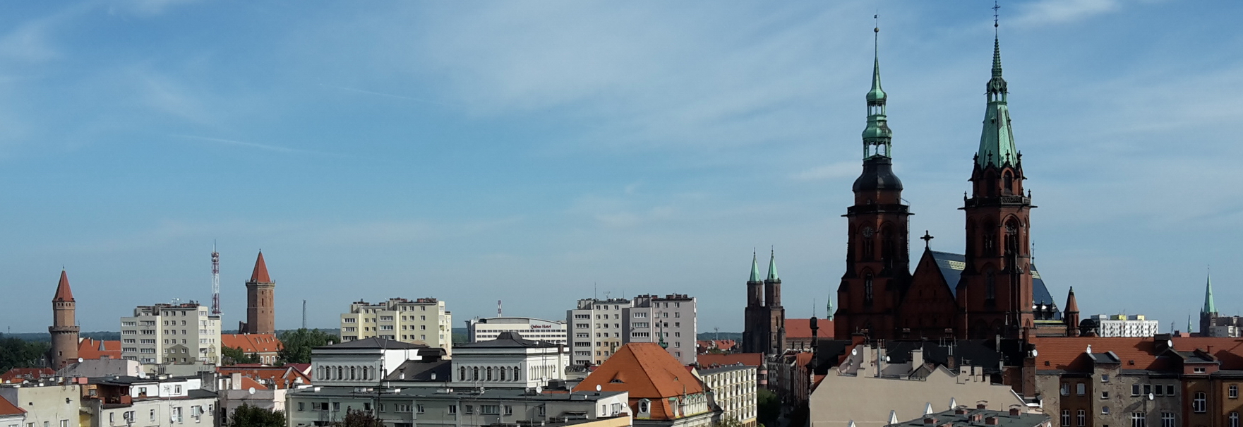 Panorama der Stadt Liegnitz